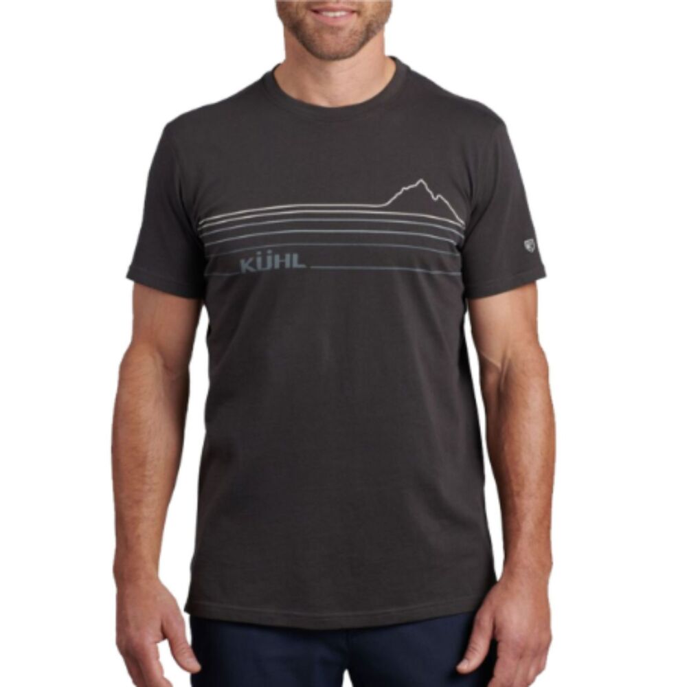 Kuhl Mountain Lines 100% Cotton T-Shirt Carbon Grey XL
